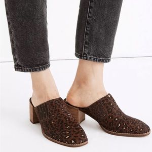 Madewell Carey Leopard Mules